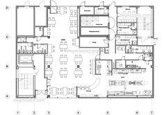 the floor plan for an office building