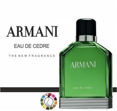 Armani Eau de Cedre Masculine Scent, Perfume Bottles, Amber, Limited Edition, Fragrance, Mint