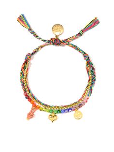 Our Groovy Peace Bracelet is the perfect way to spread some good vibes! Its vibrant rainbow colors, handpainted peace charm, and millefiori glass charms make it the perfect accessory for getting groovy with peace and love. 6" Adjustable rainbow threadwork Drawstring closure (extendable up to 8") Gold plated brass hardware Handpainted charm Millefiori glass charms Handmade in New York City and Puerto Rico. Due to the handmade nature of our products, some charms may vary in color and style or be r Peace Bracelet, Word Bracelet, Glass Charms, Baddie Outfits Casual, Outfits Casual, Baddie Outfits, Brass Hardware, Pearl Bracelet, Good Vibes