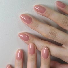 49450343891261 Fake Nails Designs, Short Fake Nails, Nude Nail Designs, Nails Press, Colored Acrylic, Manicure Tips, Nails Medium, Jelly Nails, Hiasan Bilik