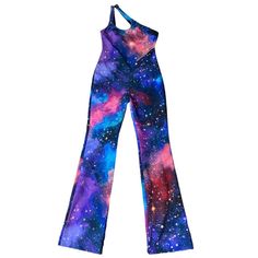 Zara Sz Xs, Never Worn Just Tried On. Galaxy Print Jumpsuit - Super Cute! #Galaxyprint #Halloween #Halloweencostume #Onesie #Colorful Star Adult Costume, Moon Party, Print Jumpsuit, Galaxy Print, Printed Jumpsuit, Zara Pants, Star Print, Zara Women, Dark Side