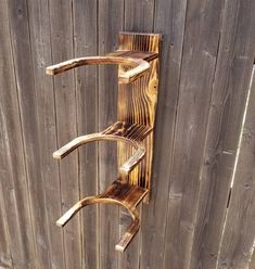 "You will absolutely love this cowboy hat rack. This hat rack holds 3 hats. This design will help keep your hats shape. Some assembly required. Proudly made in the USA! Measures 24\" T x 10\" W x 13\" D" Cowboy Hat Rack, Country Western Decor, Horseshoe Gifts, Custom Cowboy Hats, Ranch House Decor, Wall Hats, Handyman Projects, Rustic Entryway, Wood Building