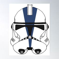 a star wars poster with a helmet on it