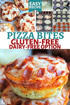 pizza bites gluten - free dairy - free options are easy to make and delicious