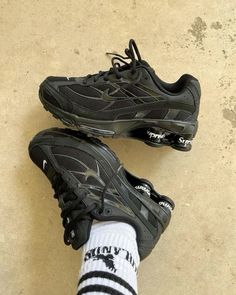 #sleepdebt Feet Shoes, Buy Sneakers, Shoe Wishlist, Concept Clothing, Funky Shoes, Boys Fits, Balenciaga Shoes, Nike Shox