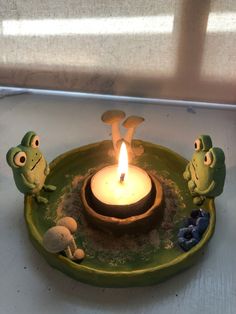 CLAY ART IDEAS #clay #clayart #art #airdryclay #decoration #tiktok #clayideas #ideas Aesthetic Frog, Ideas For Easter Decorations