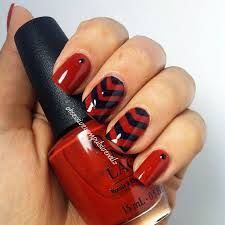 f13 Red And Black Nails, Red Black Nails, Tape Nail Art, Crazy Nails, Nails Halloween, Black Nail Designs, Tip Nails, Colorful Nail Designs, Trendy Nail Design