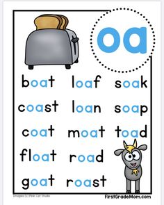 a poster with the words o and an image of a toaster