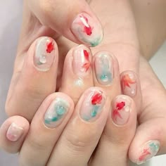 Hello Nails, Pretty Gel Nails, Kawaii Nails, Nail Art Inspiration, Ombre Nails, Nail Manicure