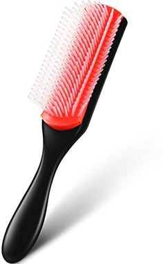 Curly Hair Styling Brush, Styling Brush For Curly Hair, Demin Brush Curls, Denman Brush 4c Hair, Hair Brush For Curly Hair, How To Use The Denman Brush On Curly Hair, Curl Defining Brush, Hair Curl Products, Curly Brush