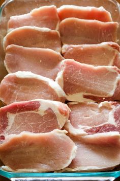 raw meat in a glass dish ready to be cooked