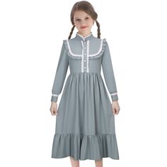 PRICES MAY VARY. Halloween Harriet Tubman Cosplay Kids Pioneer Costumes Dress Mock Neck Collar Long Sleeve Skirt Colonial 1800's outfits The material is made of polyester,lightweight and breathable,no harm to the skin.mock neck with patchwork collar trim,5 functional buttons at front,ruffled hem make this dress looks stylish and lovely,hidden side zip for easy on/off This kids harriet tubman Costumes is perfect for multi occasions,such as Labour Day, Independence Day,Pioneer Day,Memorial Day,Tha Harriet Tubman Costume, Pioneer Costume, 1800s Clothing, Cosplay Kids, Pioneer Dress, 1800's Dress, Colonial Dress, Pioneer Day, Baby Costumes Girl