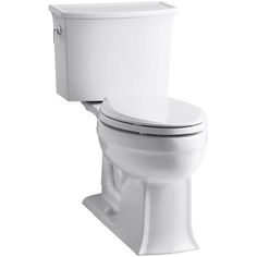 a white toilet with the lid up and no tank in front of it, on a white background