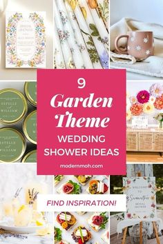 Discover 9 creative garden theme wedding shower ideas to plan a beautiful celebration in a blooming garden setting. This garden bridal shower guide features themes, games, favors, and decor to inspire your planning. Get started with these enchanting garden bridal shower ideas now! | Modern MOH