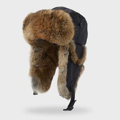 Men's AKHG Ushanka Fur Trapper Hat Cyberpunk Anthro, Fur Hat Men, Trapper Hat Men, Beanie Fashion, Neat Clothes, Fur Trapper, Fur Trapper Hat, Russian Hat, Graphic Novel Art