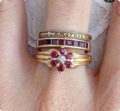 unique jewelry finds on amazon خواتم خطوبة, Ring Inspo, Piercings Jewelry, Dope Jewelry, Ring Stack, Stacked Jewelry, Funky Jewelry, Jewelry Lookbook, Pretty Jewelry