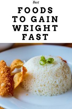 Meals With Rice, Weight Gain Plan, Ways To Gain Weight, Avocado Rice, Healthy Weight Gain Foods, Food To Gain Muscle, Weight Gaining, Weight Gain Journey, Weight Gain Workout