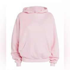 Purchased New And Never Worn. Rare Nwt Skims Cotton Fleece Classic Hoodie Cherry Blossom Size Extra Small Pink Hoodie, Cotton Fleece, Harrods, Cherry Blossom, In London, Blossom, Active Wear, Cherry, Womens Tops