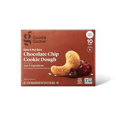 good & gather chocolate chip cookie dough with cherries, 10g each - pack