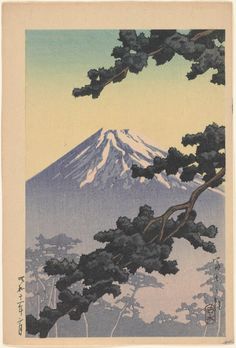 an image of a mountain with trees in the foreground