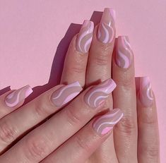 25 SUMMER NAIL ART DESIGNS TO PAINT YOUR NAILS WITH FRENCH TIPS,Ombre,Acrylic designs in summer.. Simple Acrylic Nails, Cute Gel Nails, Nails 2021, Pink Acrylic Nails, Coffin Nails Designs