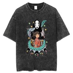 Gender:Men's,Women's,Couple's,Unisex; What's in the box:T-shirt; Types:Oversized Acid Washed Tee,T-shirt; Style:Street Style,Punk  Gothic; Occasion:Casual Daily; Material:100% Cotton; Age Group:Adults'; Characters:Totoro; Cosplay Works:Spirited Away; Pattern:Print; Design:Graphic; Neckline:Round Neck; Sleeve Type:T-shirt Sleeve; Listing Date:04/04/2023; Production mode:External procurement; Clothing Length:; Bust:; Shoulder Width:; Sleeve Length:; SizeChart1_ID:2:183588; Print Type:Acid Wash Birthday Wishlist Ideas, Totoro T Shirt, Funny Pajamas, Cartoon Movie Characters, Everyday Cosplay, Wishlist Ideas, Man Clothes, Character Graphic, Dr Wardrobe