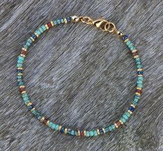 Jay Hayden, Turquoise Ankle Bracelet, Anklet Ideas, Ankle Bracelets Boho, Dainty Anklet, Turquoise Anklet, Ankle Bracelets Diy, Bead Anklet, Anklet Gold