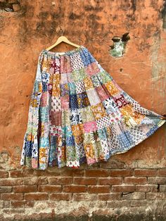 Assorted Indian Patchwork Long Skirt Cotton Elastic Waist in Multi Color Patch Work Funky Mixed Floral Party Wear Skirt, Gift, CPS-72 - Etsy Traditional Multicolor Maxi Skirt For Spring, Cotton Skirted Bottoms With Patchwork, Traditional Multicolor Skirt For Summer, Multicolor Cotton Tiered Skirt Dress, Traditional Cotton Tiered Skirt, Multicolor Floral Patchwork Skirt For Summer, Fitted Long Skirt With Patchwork, Cotton Long Skirt With Patchwork, Traditional Multicolor Summer Skirt