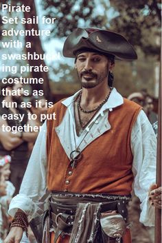 Pirate Look, Higher Vibration, Pirate Costume, Set Sail, Put Together, Fashion Trend