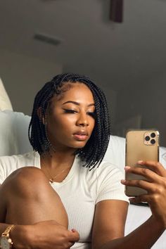 Bob Braids Hairstyles, Short Box Braids Hairstyles, Short Box Braids, Bob Braids, Short Braids, Braids For Black, Box Braids Hairstyles, Hair Braids, Braids Hairstyles