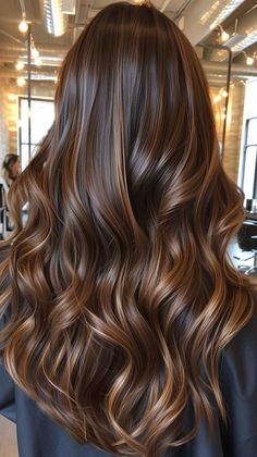 Low Light Hair Color, Medium Length Brown Hair, Dark Brunette Hair, Hair Tint, Brown Hair Inspo, Hair Inspiration Long, Oval Face Hairstyles, Hair Tips Video