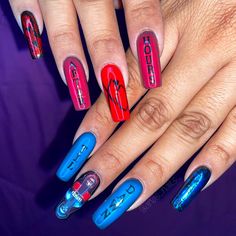 The Weeknd Nails Design Starboy, Xo Nails The Weeknd, Dawn Nails, The Weeknd Nails, Xo Nails, Weekend Concert, The Weeknd Concert, Weeknd Concert