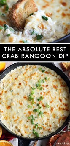 the absolute best crab rangoon dip recipe is so good it's easy to make