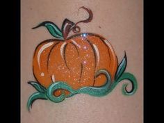 Easy Halloween Face Painting, Pumpkin Face Paint, Festival Face Paint, Pumpkin Harvest, Festival Face, Halloween Tattoo