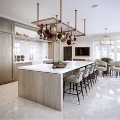 the instagram page shows an open kitchen and dining area