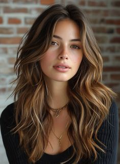 Brown Hair Balayage, Hair Haircuts, Long Brown Hair, Dark Brown Hair, Light Brown Hair, Brunette Hair, Hair Transformation, Balayage Hair