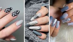 Most Demanding Grey & Sliver Nail Art Design Nail Art Design, Nail Ideas, Art Design, Nails