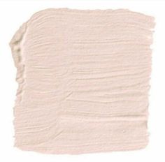 a light pink paint swatch on a white background, with the top half painted off