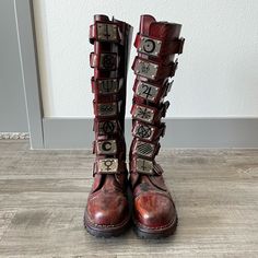 Cutom One Of A Kind Demonia Metallic Set Boots From Film Men’s Size 12 Originally $1,000 | Rare From Movie Set Alkali Resistant Leather Steel Buckles Excellent Condition Olive Outfits, Httyd Oc, Olive Clothing, Film Man, Reference Clothes, Steampunk Couture, Demonia Shoes, Master Board, Movie Set