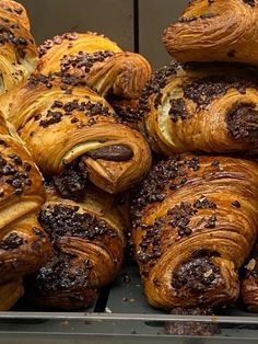 some very tasty looking pastries that are on display