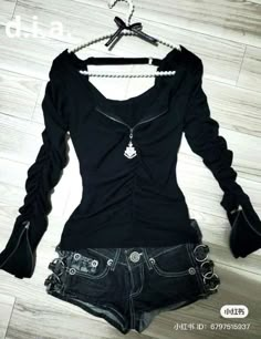 Grunge Goth, 가을 패션, Really Cute Outfits, Dream Clothes, Look Cool, A Black