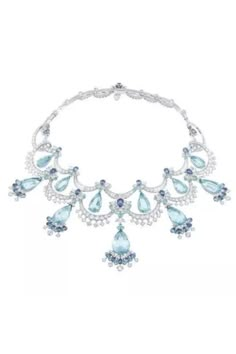 Fairy Tale Jewelry, Van Cleef And Arpels Jewelry, Van Cleef And Arpels, International Jewelry, Jewel Necklace, Aquamarine Jewelry, Royal Jewels, A Necklace, Van Cleef Arpels