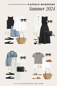 Summer Capsule Wardrobe 2024, Intj Vibes, Triangle Outfits, Outfit Estate, Sightseeing Outfit, Realistic Fashion, Chic Capsule Wardrobe, Wardrobe Minimalist