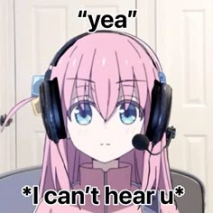 Bocchi is so silly >.< ( shes me ) Anime Headphones Icon, Bocchi The Rock Hitori Icons, The Rock Gif, Bruh Meme, Rock Meme, Funny Video Clips, Black Clover Manga