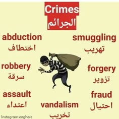 the words in different languages are written in english and arabic, with an image of a man