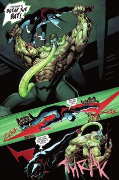 an image of a comic book page that is being read by the comics character, hulk