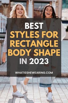 OMG! I learned so much from this post for styles for rectangle body shape. Everyone says there are no specific styles for rectangle shape and that we can wear anything, but I was having trouble with my outfits! This post covers style tips for rectangle body shape, dress styles for rectangle body shape, clothing style for rectangle body shape, tops for rectangle body shape, how to dress for rectangular body shape, pants for rectangle body shape, skirts for rectangle body shape, and what to wear!! Celebrity Rectangle Body Shape, Dressing For My Body Shape, Dressing Style For Rectangular Body Shape, Best Clothing For Rectangle Shape, Fashion Style For Rectangle Body Shape, Fashion Tips For Rectangle Body Shape, How To Dress Petite Rectangle Body Shape, Outfit Idea For Rectangle Shape, Clothing Style For Rectangle Body Shape