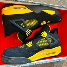 Great Condition, 8.8/10 Condition Message Any Questions Will Ship Doubled Boxed Same Business Day Discounts Offered For Bundling 2 Or 3+ Items Shoe Looks As Good As New. Very Rare To Find 2012 Edition In Such Wearable Condition. Slight Chipping Of Yellow Paint But This Can Be Repainted At Your Local Sneaker Shop! Nike Air Jordan 4 Retro, Sneaker Shop, Nike Air Jordan 4, Yellow Paint, Jordan 4 Retro, Air Jordan 4, Air Jordan 4 Retro, Yellow Painting, Jordans For Men