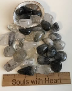 Energy Spiritual, Crystal Chakra, Black Rutilated Quartz, Mia 3