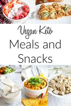 vegan keto meals and snacks